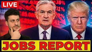 🚨 LIVE Jobs Report Shock: Unemployment Data, Rate Cuts?, Oil Surging… Recession?