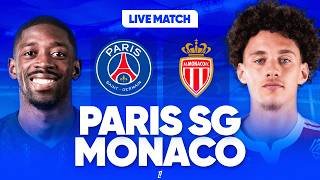 🔴🔵 PSG - MONACO LIVE / 🔥ALLEZ PARIS !! / 🚨LA VICTOIRE AVANT LA LIGUE DES CHAMPIONS ! / 🏆LIGUE 1