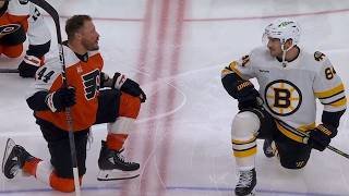 Nicolas Deslauriers Drops 🥊 Gloves 🥊 With Tanner Jeannot