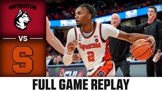 Northeastern vs. Syracuse Full Game Replay | 2025-26 ACC Men's Basketball