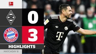 8 Out Of 8! Bayern Wins Again! | BORUSSIA M'GLADBACH - FC BAYERN | Highlights | MD 8 – Bundesliga
