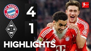 Magical win for Munich!! 4-1 FC Bayern vs Gladbach Highlights Bundesliga Luiz Diaz goal