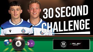 Riley 30 second challenge: Louie Hennessey v Sam Harris