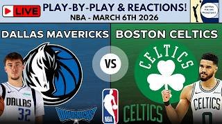 NBA: Dallas Mavericks vs Boston Celtics (Live Play-By-Play & Reactions)
