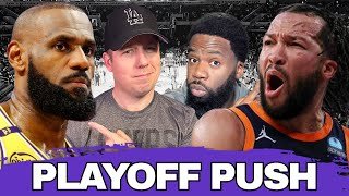 NBA Whip Around! Playoff Push: Who Is In? Lakers, Knicks, Hornets, Heat, Nuggets LIVE