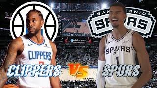 LA Clippers vs San Antonio Spurs Live Play by Play & Scoreboard