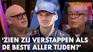 René van der Gijp vraagt Olav Mol: 'Zien zij Max Verstappen als de beste coureur aller tijden?'