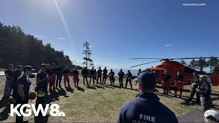 Coast Guard investigating how rescue swimmer got injured on Oregon Coast