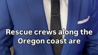 Coast Guard Rescue Swimmer on life support