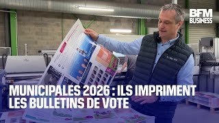 Municipales 2026 : ils impriment les bulletins de vote