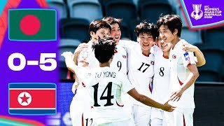 Ruthless DPR Korea prove too strong! | Bangladesh - DPR Korea | Highlights | AFC Women's Asian Cup™