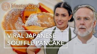 Chefs Try VIRAL Japanese Soufflé Pancakes | Skills Test | MasterChef: The Professionals