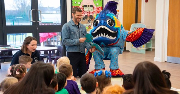 Nursery’s World Book Day surprise as celebs and piranha join the classroom