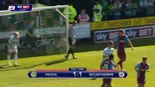 ONE MINUTE HIGHLIGHTS: YEOVIL TOWN V SCUNTHORPE UNITED