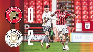 Highlights | Walsall v MK Dons