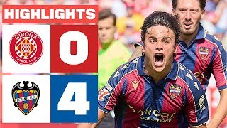 GIRONA FC 0 - 4 LEVANTE UD | RESUMEN LALIGA EA SPORTS