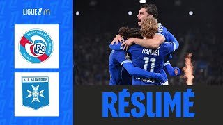 Panichelli MARQUE ENCORE, Strasbourg DÉROULE face à Auxerre | 10ème journée - Ligue 1 McDonald's
