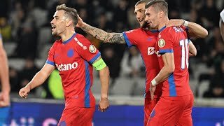 REZUMAT | U Cluj - FCSB 0-2. S-a întors Olaru, "dublă" pentru căpitanul de la FCSB