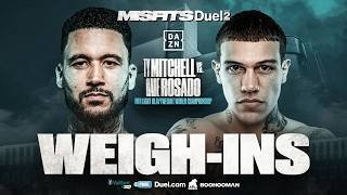 Ty Mitchell v Gabe Rosado | Weigh In | MF Duel 2