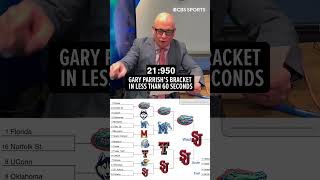 Gary Parrish fills out his bracket in less than 60 seconds | College Basketball