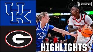 Kentucky Wildcats vs. Georgia Lady Bulldogs | SEC WBB Tournament Highlights | ESPN CBB