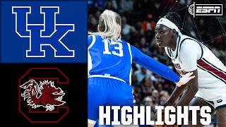 Kentucky Wildcats vs. South Carolina Gamecocks | SEC WBB Tournament Highlights | ESPN CBB