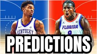 Kentucky vs. Florida PREDICTION | 2025-26 SEC Basketball Predictions