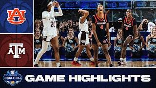 Auburn vs. Texas A&M | Game Highlights | 2026 SEC Women's Basketball Tournament