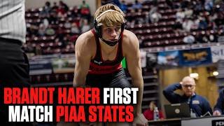 Brandt Harer's First Round Match At 2026 PIAA States!