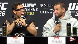 Caio Borralho vs. Reinier de Ridder Press Conference Highlights for UFC 326