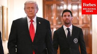 BREAKING NEWS: Lionel Messi Walks Out With President Trump As Inter Miami Visits The White House