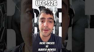 Ricky Turcios vs Alberto Montes - UFC 326