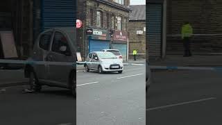 Crime Scene investigators CSI are currently on Tong Street in Bradford after incident yesterday