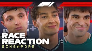 Drivers React After The Race | 2025 Singapore Grand Prix