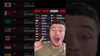 Le calendrier F1 26 pose problème 😳 …