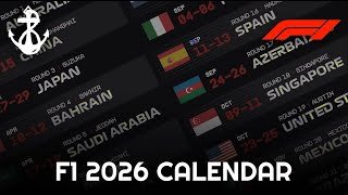 Official F1 2026 Calendar Every Race & Venue Confirmed!