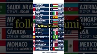 F1 2026 Calendar Shake-Up: New Tracks & Surprising Changes! #f1 #formula1 #f12026 #f1shorts