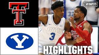 Texas Tech Red Raiders vs. BYU Cougars | Full Game Highlights | ESPN College Basketball