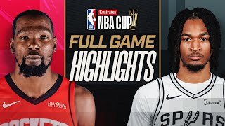 ROCKETS at SPURS | EMIRATES NBA CUP 🏆 | FULL GAME HIGHLIGHTS | November 7, 2025