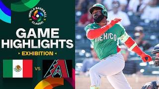 Mexico vs. D-backs 2026 World Baseball Classic | Exhibition Game Highlights