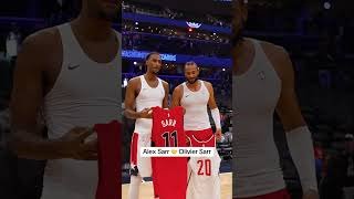 Alex Sarr 🤝 Olivier Sarr 🇫🇷