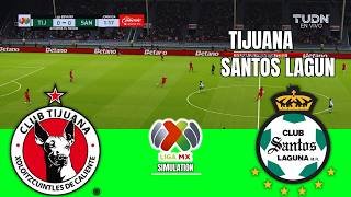 CLUB TIJUANA vs SANTOS LAGUNA Liga MX 2026 Simulation/Prediction
