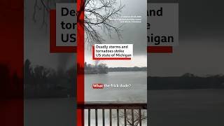 Deadly storms and tornadoes strike the US state of Michigan. #Tornado #US #BBCNews
