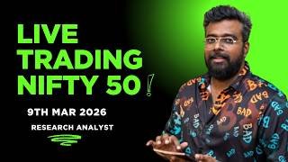 Bank Nifty Live Options Trading | 9 MAR 2026 |Live Market Analysis & Scalping Strategy(Educational)