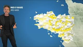 Bulletin météo pour le lundi 9 mars 2026
