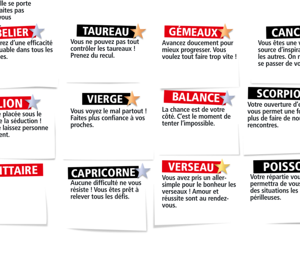 L'horoscope du Double Expresso RTL2 du lundi 9 mars 2026