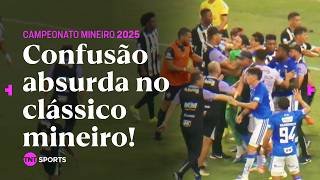 BRIGA GENERALIZADA NO ATLÉTICO-MG X CRUZEIRO! FINAL DO MINEIRO TERMINA EM CENAS LAMENTÁVEIS