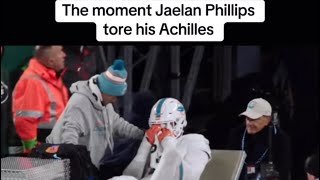The Moment Jaelan Phillips COMPLETELY Ruptured his Achilles.