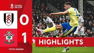 LATE PENALTY WINNER! 😱 | Fulham (0-1) Southampton | Emirates FA Cup 2025-26