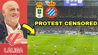 La Liga Censored Real Oviedo & Espanyol Players' Protest over Barcelona & Villarreal Miami Staging